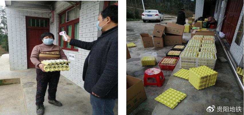 兴旺公司工作人员给养殖农户测量体温