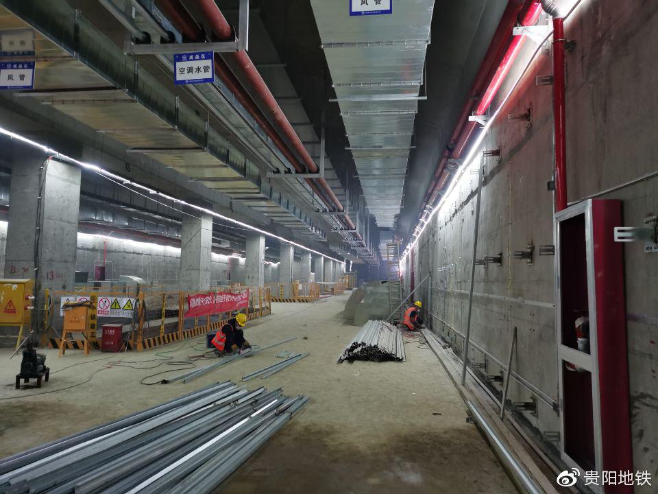 金岭路站水电线管加工及敷设