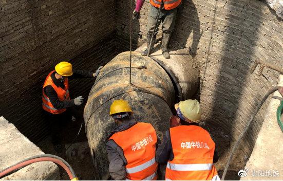 松花路站DN1200mm主供水管道割接